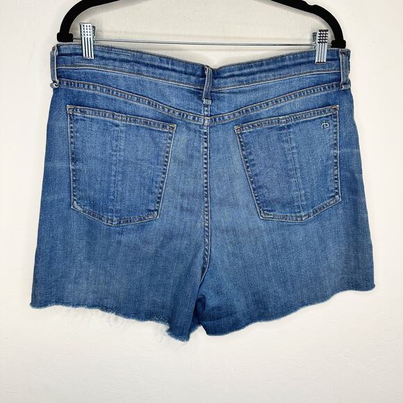 Rag and Bone Nina High Rise Denim Balboa Jean Roll Up or Cut Off Shorts 34 - Picture 8 of 16